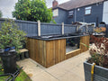 10ft x 5ft x 3ft pond with viewing window