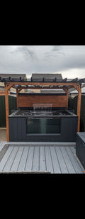Grey pond 8ft x 4ft x 3ft with viewing window