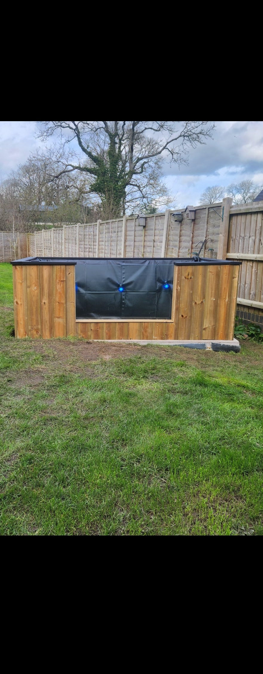 6ft x 4ft x 3ft pond with viewing window
